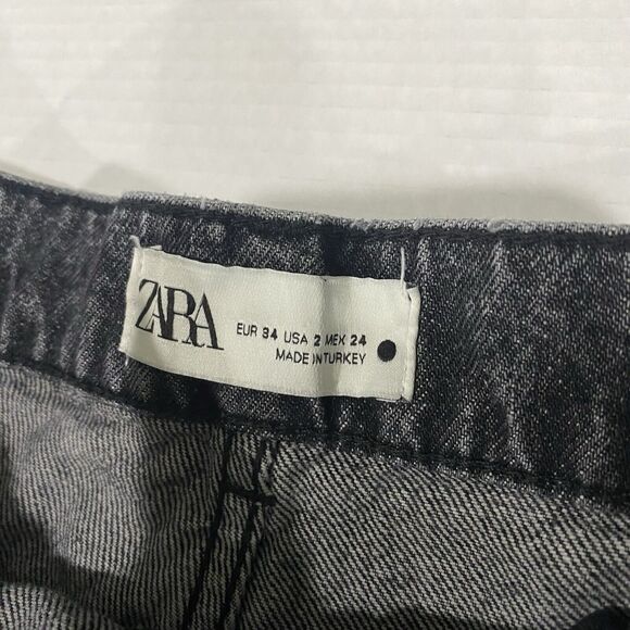 Zara Womens Black Pants Size 2 - Picture 3 of 5